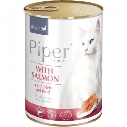 PIPER KATTENVOER MET ZALM 400G